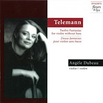 Telemann - Douze fantaisies pour violon sans basse