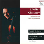 Sibelius, Glazunov: Concertos pour violon