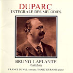 Henri Duparc - 2e Intgrale des Mlodies