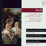 Bach - L'Intgrale des sonates pour clavecin oblig et un instrument mlodique  Volume3