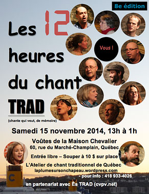 Les 12 heures du chant trad